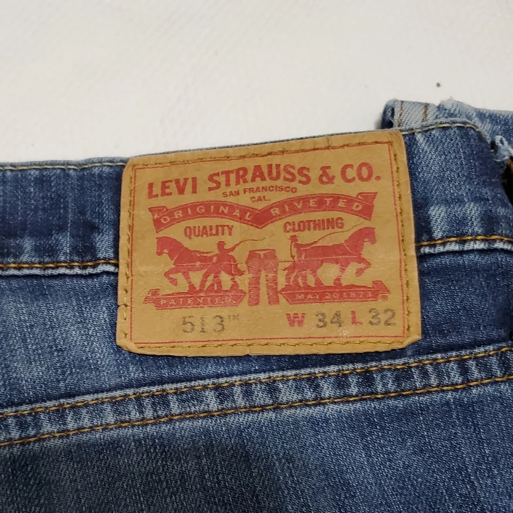 Levi's 513 Slim Straight Fit Jeans 34 Waist
